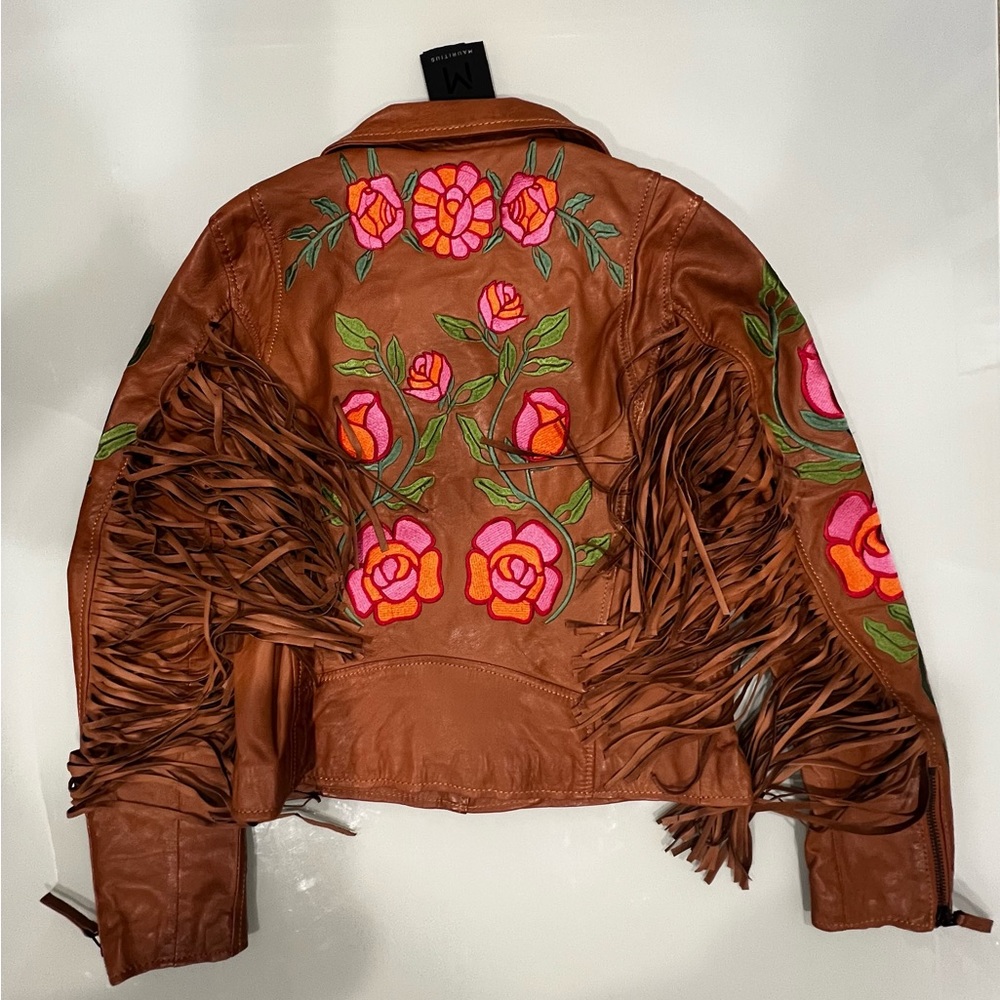NWT FP X Mauritius Crissy Floral Fringe Jacket - Picture 5 of 7